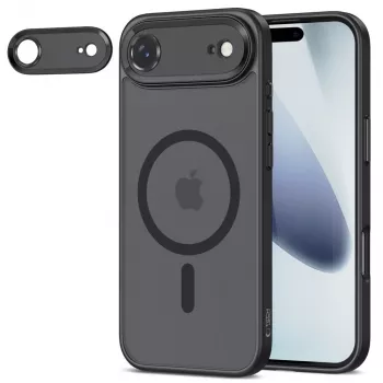 Tech-Protect Magcam Magsafe iPhone 17 Air Matte Black Back Cover