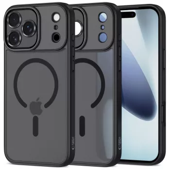 Tech-Protect Magcam Magsafe iPhone 17 Pro Matte Black Back Cover