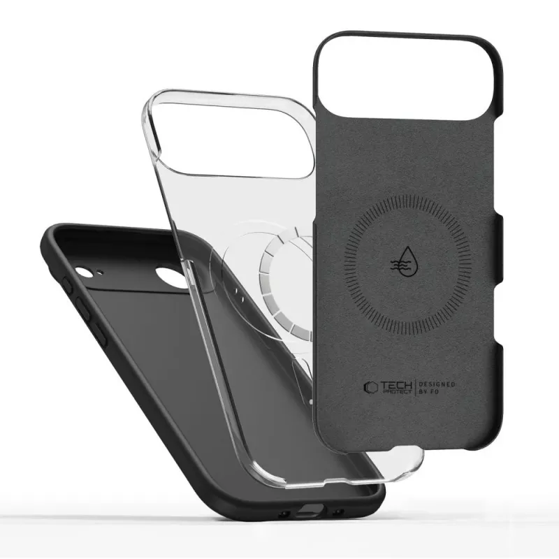 Tech-Protect Silicone MagSafe Case for Apple iPhone 17 Air - Black