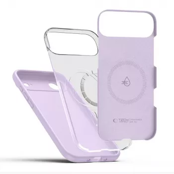 Tech-Protect Silicone MagSafe Case, skirta Apple iPhone 17 Air – mauve