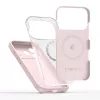Tech-Protect Silikoninis MagSafe dėklas, skirtas Apple iPhone 17 Pro, Pink Pearl