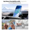 Tech-Protect silikoninis MagSafe dėklas, skirtas Apple iPhone 17 Air, Stone Grey