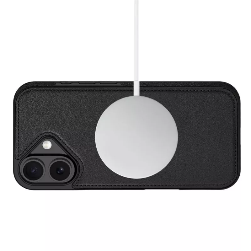 Tech-Protect Wallet Magsafe iPhone 17 matinė juoda