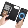 Tech-Protect Wallet MagSafe, skirta iPhone 17 Air, matinė juoda
