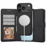 Tech-Protect Wallet MagSafe, skirta iPhone 17 Pro Max, matinė juoda