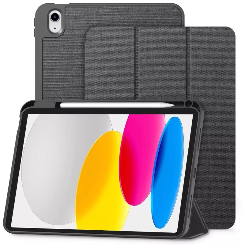 Tech-Protect SC Pen Canvas Case iPad 10.9 col. (10th Gen, 2022) / iPad 11 col. (2025) – Pilka