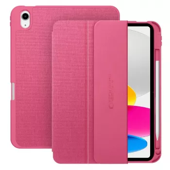 Tech-Protect SC Pen Canvas Folio Case, iPad 10.9 inch (10th Gen 2022) / iPad Air 4/5 / iPad Pro 11 inch (1st-4th Gen) - Magenta Bloom