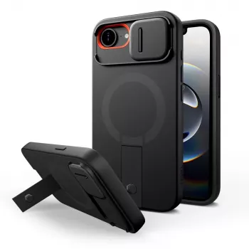 TECH-PROTECT KEVLAR AURA MAGSAFE IPHONE 16E / 17E JUODAS