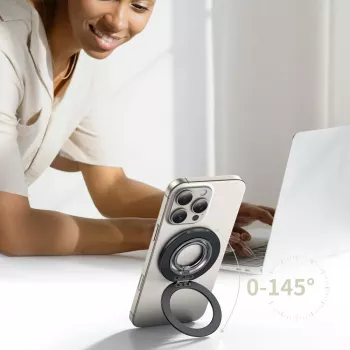 TECH-PROTECT MMR600 Magnetic MagSafe Phone Ring Satin Black