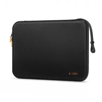 TECH-PROTECT Hard Pouch Laptop 13-14 inch Black/Orange