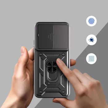Tech-Protect Camshield Pro, Xiaomi Redmi 13C / Poco C65, juodas