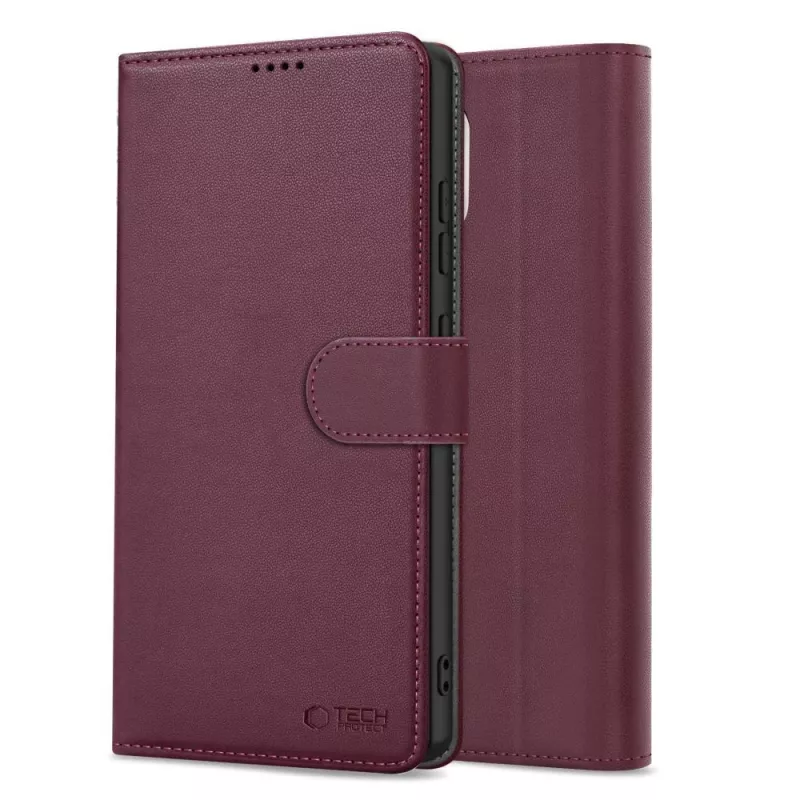 Tech-Protect Wallet Case, Samsung Galaxy A17 4G / 5G, Mulberry