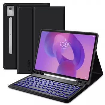 Tech-Protect SC Pen + Keyboard, skirta Lenovo Idea Tab Pro / Pro MT 12.7 TB-373, juoda