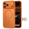 TECH-PROTECT MagPeak MagSafe Back Cover Case, skirta Apple iPhone 17 Pro Max, matinė, Cosmic Orange