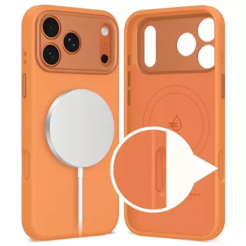 TECH-PROTECT UNIQ MagSafe iPhone 17 Pro Max Dėklas Cosmic Orange