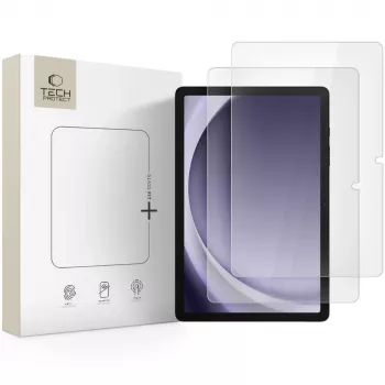 TECH-PROTECT Glass Fit+ 2-Pack Grūdinto stiklo ekrano apsauga, skirta Samsung Galaxy Tab A9+ / A11+ Plus 11.0 colių (SM-X210/X215/X216/X230/X235/X236), skaidri