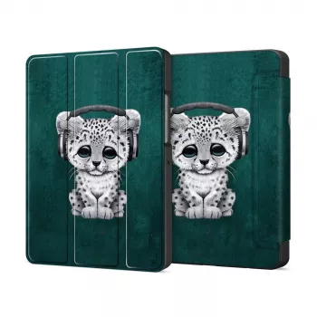 Tech-Protect Smart Case, skirta Samsung Galaxy Tab A9 8.7 inch SM-X110/X115/X117 – katės dizainas