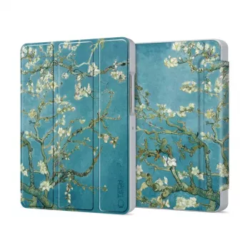 Tech-Protect Smart Case, skirta Samsung Galaxy Tab A9+/A11+ – Sakura vyšnios žiedo raštas