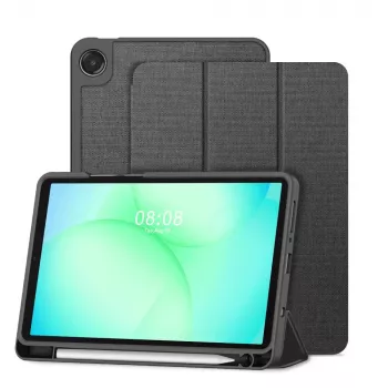 Tech-Protect SC PEN Canvas Protective Case for Samsung Galaxy Tab A9+/A11+ - Grey
