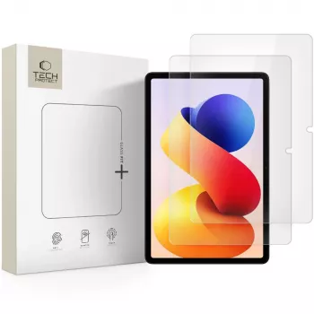 Tech-Protect Glass Fit+ Grūdinto stiklo apsauginis ekrano stiklas 2 vnt., skirta Xiaomi Poco Pad M1 / Redmi Pad Pro / 2 Pro 12.1, skaidrus