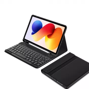 Tech-Protect SC PEN + KB dėklas su klaviatūra ir rašikliu, skirtas Xiaomi Poco Pad M1 / Redmi Pad 2 Pro 12.1, juodas
