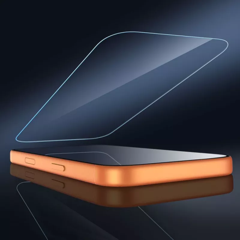 TECH-PROTECT Grūdinto stiklo ekrano apsauga 10 vnt. pakuotė, skirta Apple iPhone 15 Pro Max, skaidri