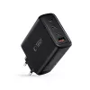 TECH-PROTECT NC120W-GAN 4 prievadų tinklo įkroviklis PD 120W / QC3.0 juodas