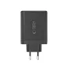 TECH-PROTECT NC120W-GAN 4 prievadų tinklo įkroviklis PD 120W / QC3.0 juodas