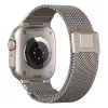 Tech-Protect Milano Vanguard, Apple Watch 8 / 9 / 10 / 11 / SE / Ultra (44 / 45 / 46 / 49 mm) sidabrinė