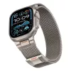 Tech-Protect Milano Vanguard, Apple Watch 8 / 9 / 10 / 11 / SE / Ultra (44 / 45 / 46 / 49 mm) sidabrinė