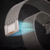 Tech-Protect Milano Vanguard, Apple Watch 8 / 9 / 10 / 11 / SE / Ultra (44 / 45 / 46 / 49 mm) sidabrinė