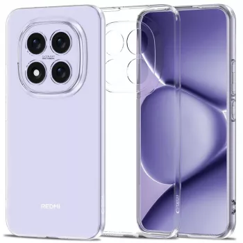 Tech-Protect Flexair Dėklas, skirtas Xiaomi Redmi Note 15 Pro 5G, Skaidrus TPU Nugarėlės Dangtelis