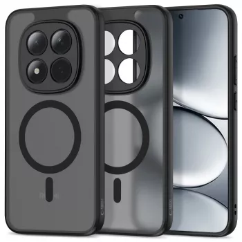 Tech-Protect Magmat Magsafe Case, skirta Xiaomi Redmi Note 15 Pro 5G - matinė juoda