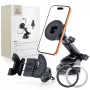 TECH-PROTECT N62 2-in-1 Universal & Magnetic MagSafe Dashboard & Vent Car Mount Black