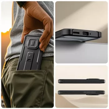 TECH-PROTECT KEVLAR CAM+ 2-SET XIAOMI REDMI NOTE 15 PRO 5G JUODAS