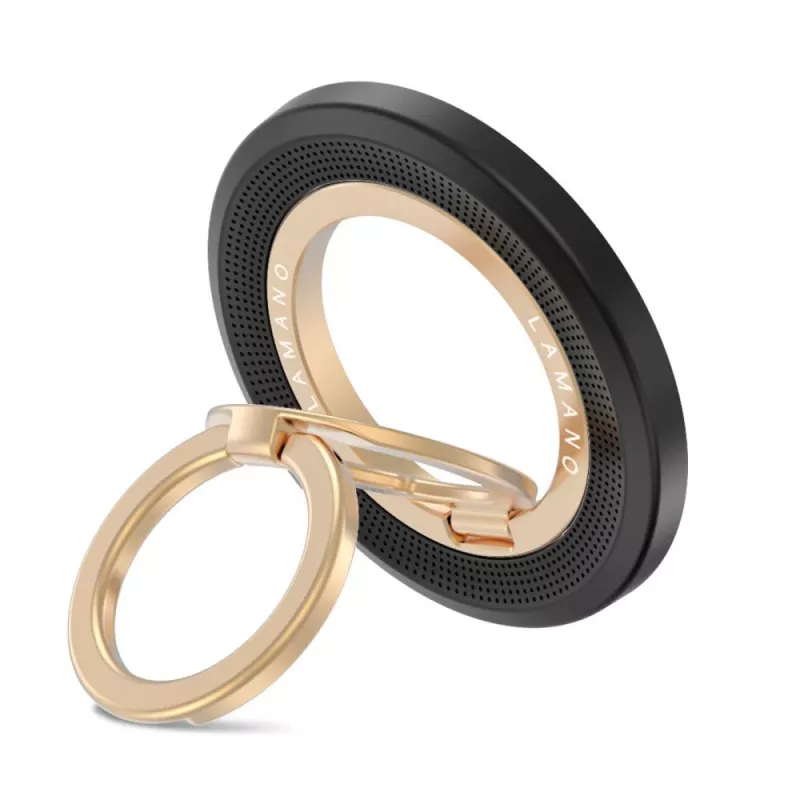 TECH-PROTECT MMR700 Lamano Magnetic MagSafe Phone Ring Black/Gold
