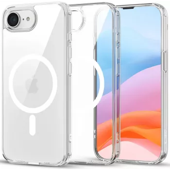 Tech-Protect Flexair Hybrid MagSafe Case, Apple iPhone 16E/17E, skaidrus