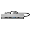 TECH-PROTECT HB03 Hub Adapter 5in1 Type-C + USB 2.0 + USB 3.0 + RJ45 Space Grey