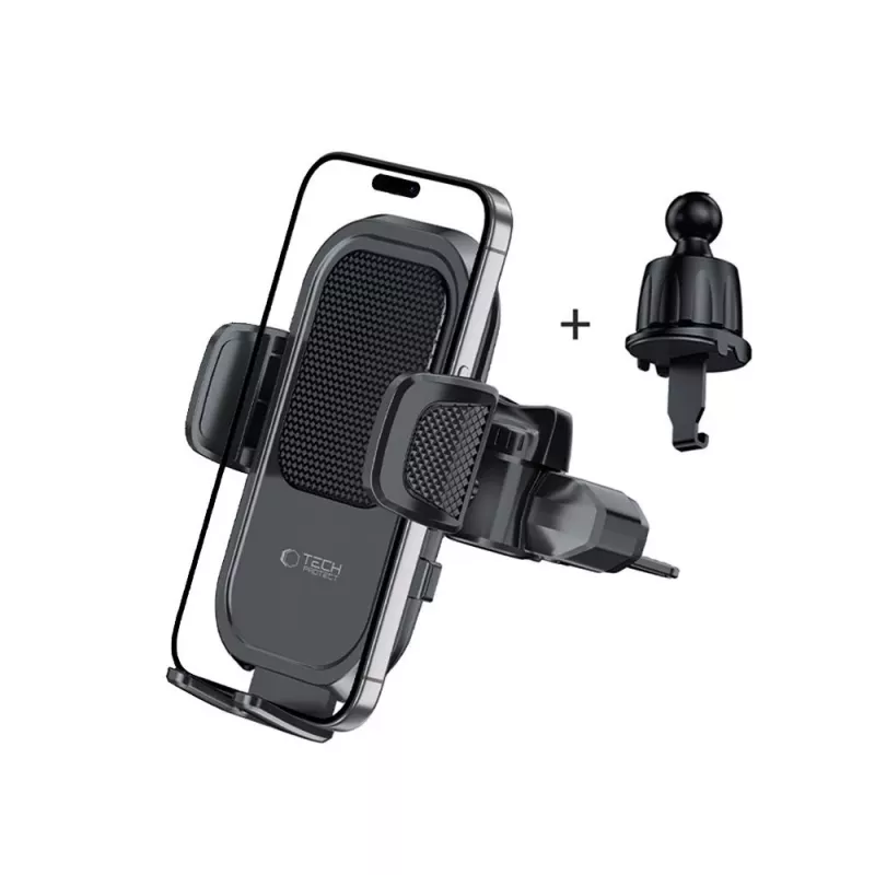 TECH-PROTECT V8 Universal CD & Vent Car Mount Black