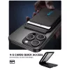 TECH-PROTECT MagWallet Stand MagSafe Universal Magnetic Card Holder Black