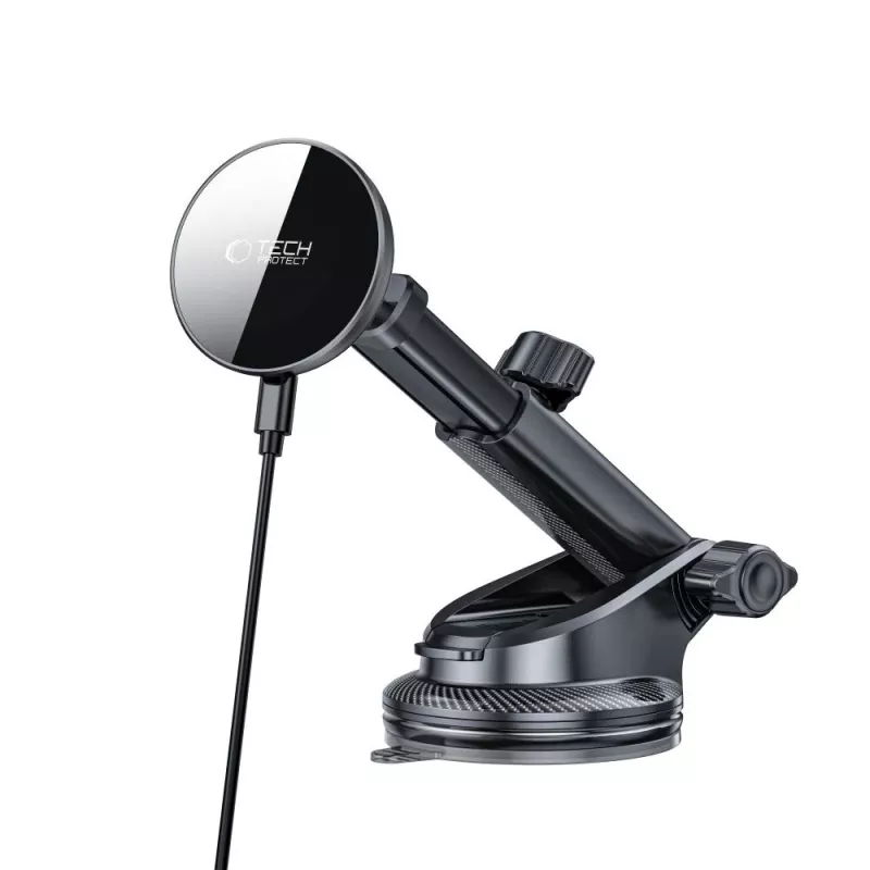 TECH-PROTECT MM15W-V10 Magnetic MagSafe Dashboard & Vent Car Mount Wireless Charger 15W Juoda