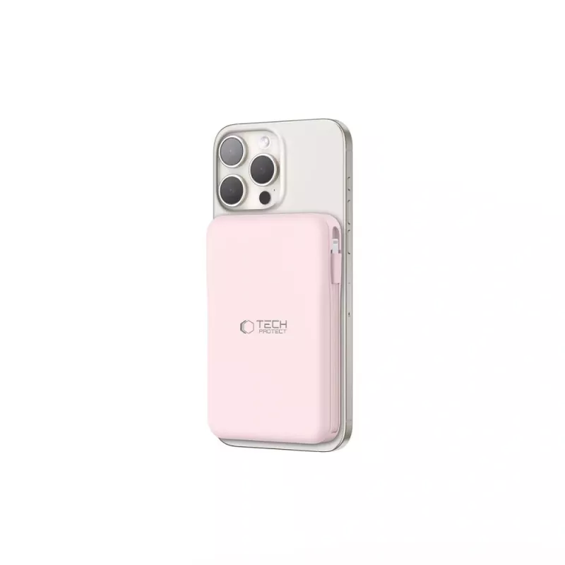 TECH-PROTECT PB31 LIFEMAG MagSafe Power Bank 10000mAh Pink