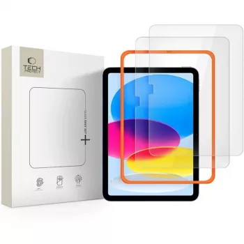 Tech-Protect Easy Set+ skaidrus apsauginis stiklas, skirtas Apple iPad 10,9 inch 10-osios kartos (2022) / 11 inch 11-osios kartos (2025) – 2 vnt.