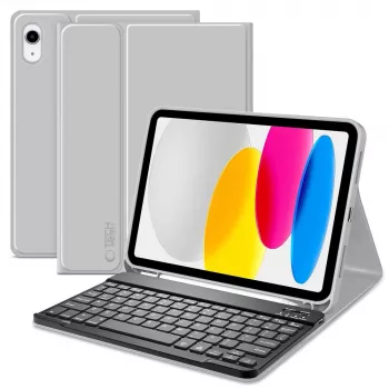 Tech-Protect SC Pen + Keyboard Case, skirtas iPad 10.9 colio (10th Gen, 2022) / iPad Air 11 colio (M2, 2024) / iPad Pro 11 colio (M4, 2024) - Pilka
