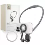 TECH-PROTECT AC200 Magnetinis kaklo laikiklis, skirtas MagSafe, GoPro ir DJI, spalva: Crayon Grey