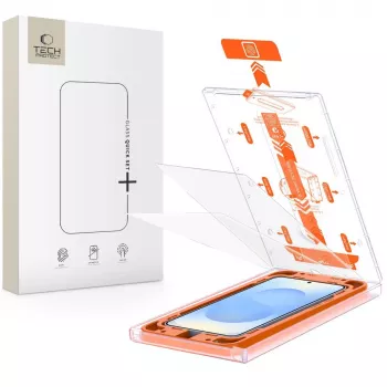 TECH-PROTECT Quick Set+ Grūdinto stiklo ekrano apsauga 2 vnt., skirta Samsung Galaxy S24+ Plus / S25+ Plus, permatoma