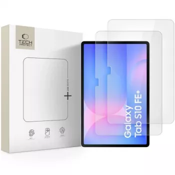 Tech-Protect Glass Fit+ Grūdinto stiklo ekrano apsauga, skirta Samsung Galaxy Tab S10 FE+ 13.1 X620 / X626B – Skaidri – 2 vnt. pakuotė