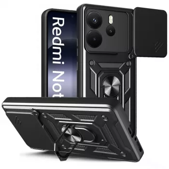 Tech-Protect Camshield Pro Dėklas, skirta „Xiaomi Redmi Note 14 4G“, matinė juoda