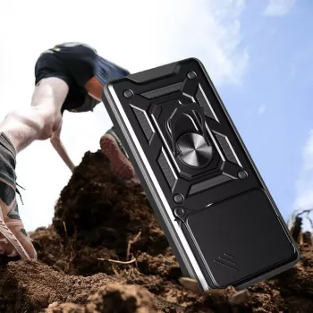 Tech-Protect Camshield Pro Dėklas, skirta „Xiaomi Redmi Note 14 4G“, matinė juoda
