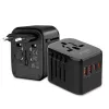 TECH-PROTECT TA200 Universalus kelioninis adapteris EU / UK / US / AU juodas